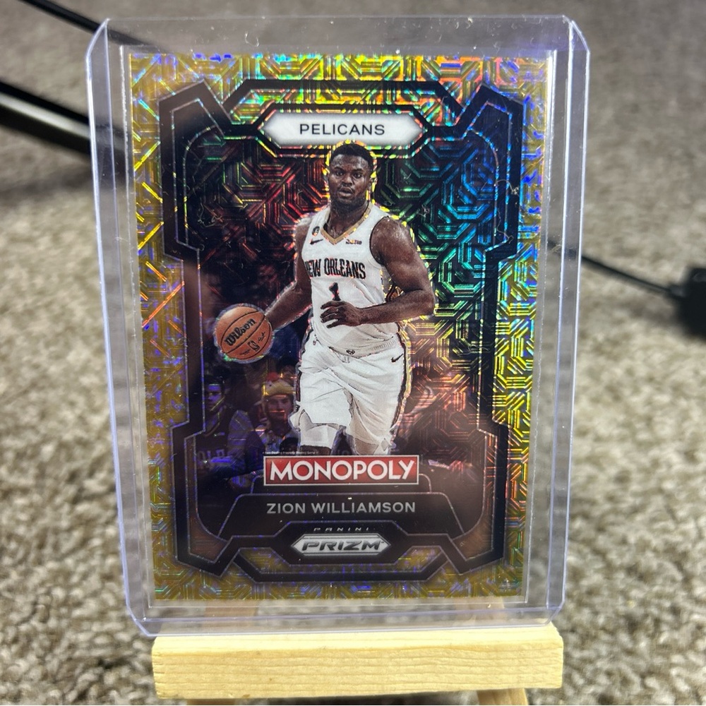 Zion Williamson Panini NBA Prizm Monopoly #55 Basketball Card /500